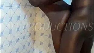 Skinny Teen Stands in Shower for Bathing