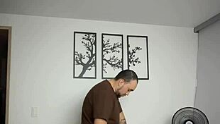 Colombian Latina Couple's Passionate Night Creampie