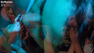 Would you lick my honey feet in this bisexual group threesome?