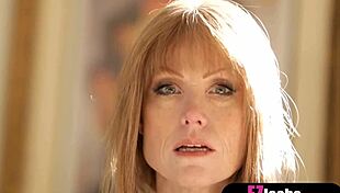 Umm, my hot milf wife’s tryin’ her first lesbian fling!