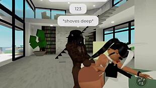 Wow, that monster cock pounds the thick hoe and fills her up