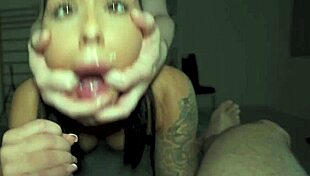 Eye Rolling Orgasm From Face Fucking And Monster Cock