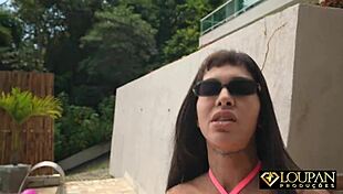 Fucking the slut's ass and cumming in mouth 😈