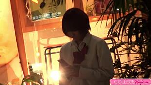 I can’t believe how Aika Saeki’s hairy schoolgirl pussy got slammed by that agent!