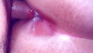 Doggy style fuck on her period