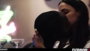 how does black girl handle double penetration from big dick futas?