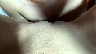 hot girl enjoys sensual licking at party