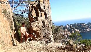 hot couple fucks outdoor on beach path amateur orgasm