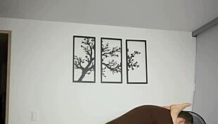 Colombian Latina Couple's Passionate Night Creampie