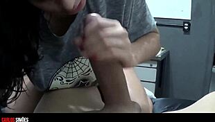 Brazilian couple engages in homemade ass play