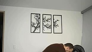 Colombian Latina Couple's Passionate Night Creampie