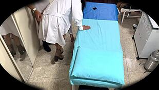 Argentinian BABE bent OVER in HOSPITAL office