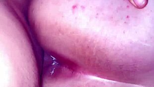 Doggy style fuck on her period