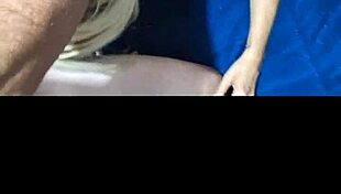 king bed inauguration with blonde friend, cum in mouths?