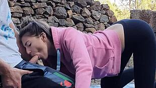 Outdoor Sex With Hot Brunette Teen 18+ Babe!