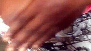 in a homemade scene, she talks dirty while showing her small tits and pussy.