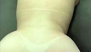 I sit on huge dildo and crave double penetration