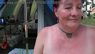 Dirty kiwi MILF shows off her wild side outdoors