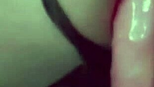 Mina with round ass pounds dildo in her tight asshole outdoors for cumshot