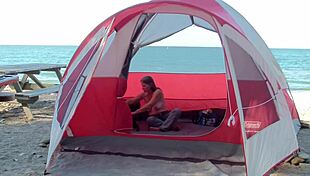 Housewife milf wife at beach