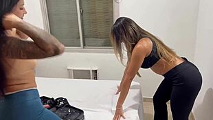 i ate my friend's big pussy with toys and kissing