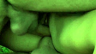 Natasha and Marsha are anal babes getting double fucked in Brazilian woods