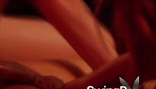 big pool party turnin’ wild with real couples gettin’ it on, ya feel?