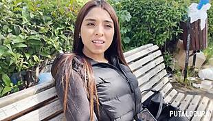 Putalocura - Michi The Teen Peruvian With Big Tits Gets Caught By Torbe