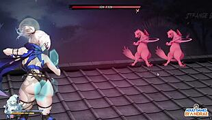 Manari Battles Demon Of Lust In Intense Anal Creampie Scene!