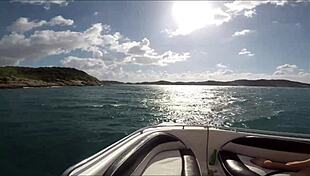 Fisherman Fucks Tight Pussy and Ass