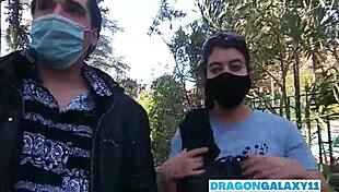 Risky Outdoor Encounter With Latina In The Street