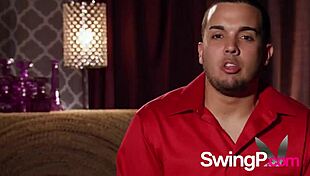 big pool party turnin’ wild with real couples gettin’ it on, ya feel?