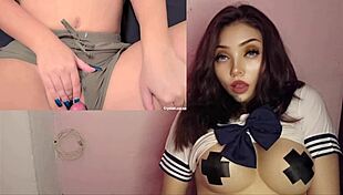 Latina Stepsister Gets Cum Twice Inside