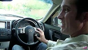 Damn! Whitezilla cock husband and wife seduce teen into wild old-young FFM 3some sex