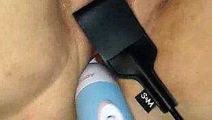 That Hitachi insertion is pure torment for her fat cunt.