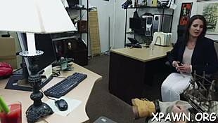 i watched sexy harlot not shy about fucking in shop contest.