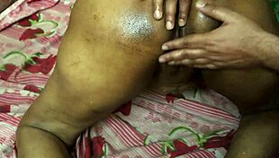 indian aunty enjoys oil massage then nephew fucks her