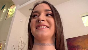 Petite Hazel Moore Takes Big Cock Anal