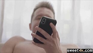 Virgin stepson experiences busty stepmom's big tits first time