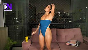 this hot latina with small tits and big ass fucks like a slut