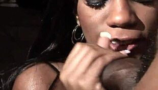 Ebony femdom dominates with kinky bdsm sex