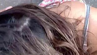 Want to see outdoor blowjob?