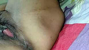 stepson massages stepmother then fucks her wet vagina to gaping cum