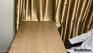 Ebony petite 18+ bangs bbc doctor for christmas