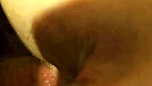 Doggy fuck after party! Irish lass bent over, wet pussy fucked by husband in doggystyle!