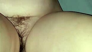 handcuffed amateur wife squirts hard on mechanical dildo toy.