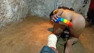 Ts stretches with dildos