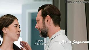 Slumber Party Cutie Catches Bestie's Stepdad Fapping