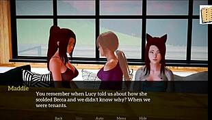 my new stepfamily episode with curvy outfits and cute fat body