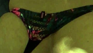 A POV video of a one night stand found on Tinder with a thong wearing woman